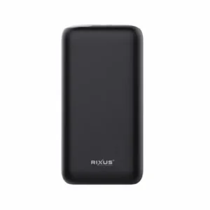 Rixus RXPB62 – Batterie externe 30 000 mAh charge rapide 22,5W Noir