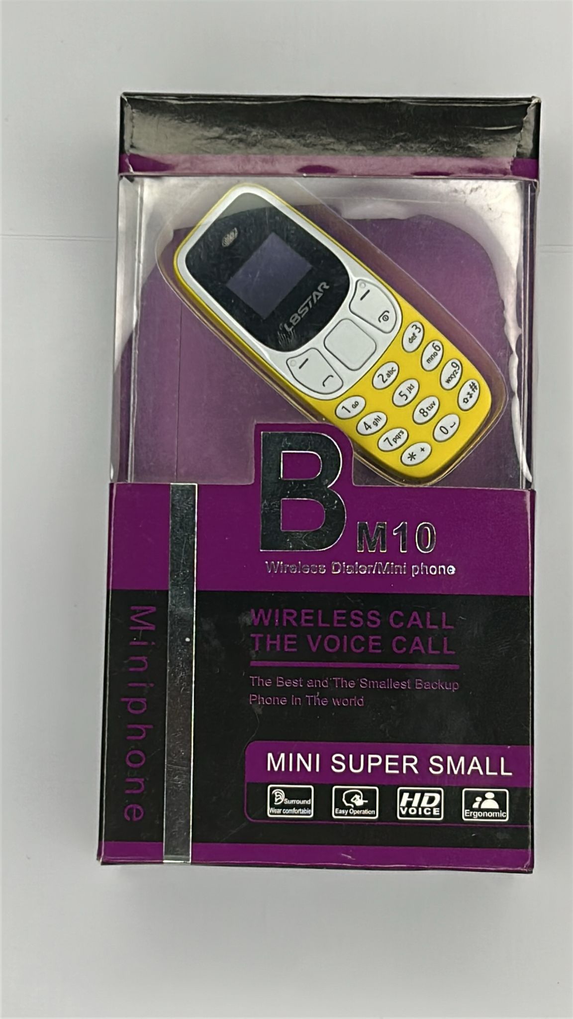 Mini Téléphone M10 Sans Fil – Ultra Compact – Téléphone d’Appoint