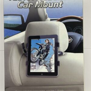 Support Tablette pour Appuie-Tête de Voiture – Fixation Universelle 7 à 10 Pouces – Rotatif 360° Ajustable