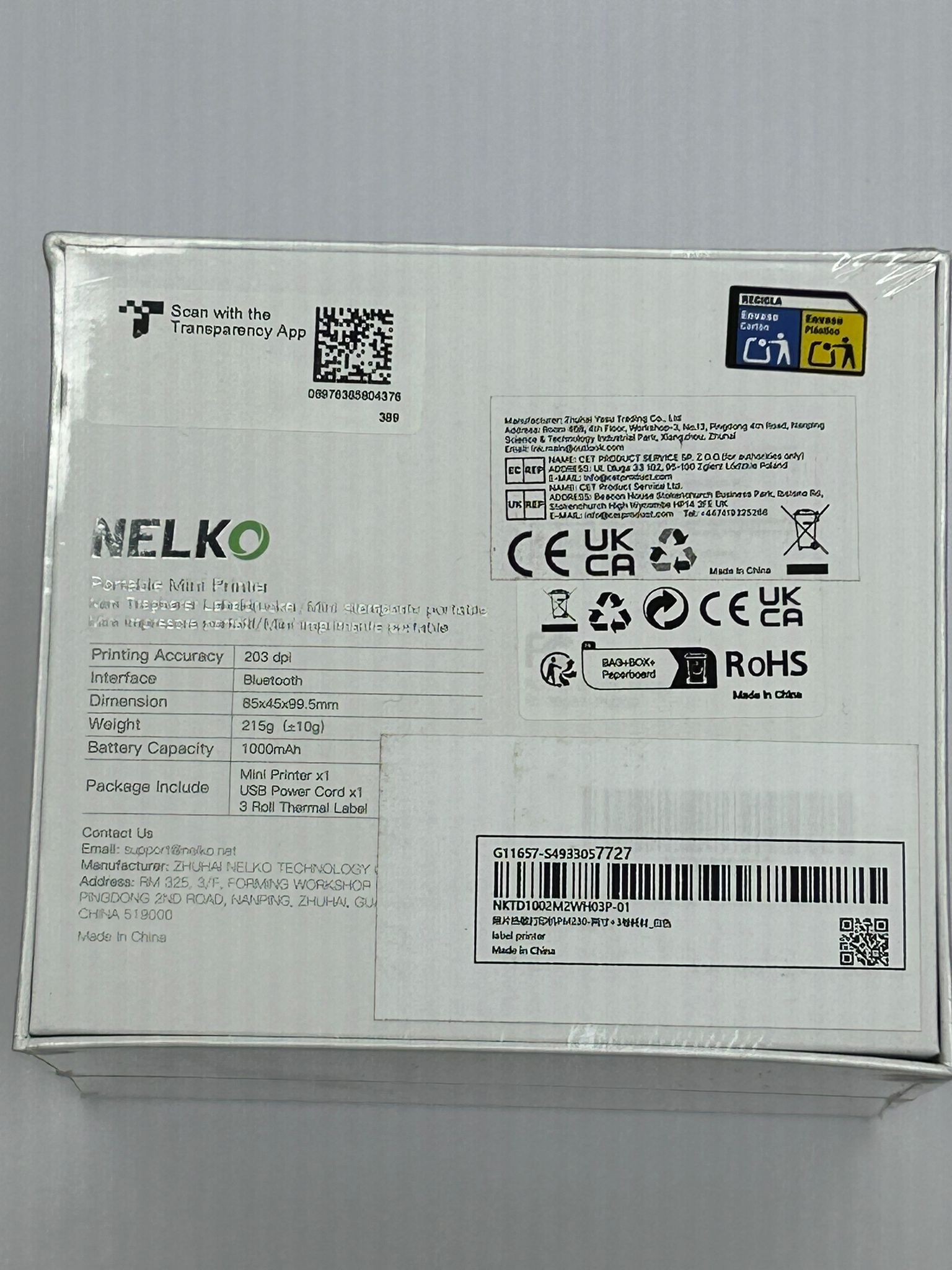 Imprimante Thermique Portable Mini NELKO Bluetooth – Compacte, Sans Encre et Ultra Pratique – Image 2