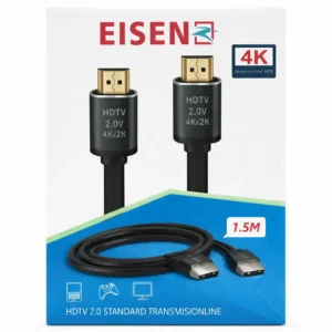 EISENZ - Câble HDTV 2.0 4K 1,5 m Noir