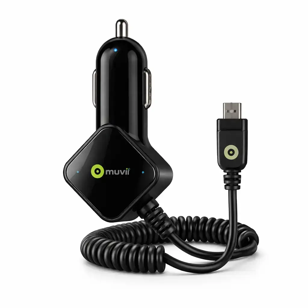 Muvit - Chargeur voiture Micro USB 1A