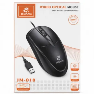 JEQANG - Souris optique filaire USB JM-018 Noire