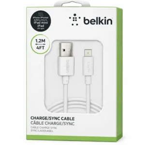 Belkin - Câble charge et synchronisation USB vers Lightning 1,2 m blanc