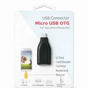 Compatible - Adaptateur Micro USB OTG vers USB Femelle