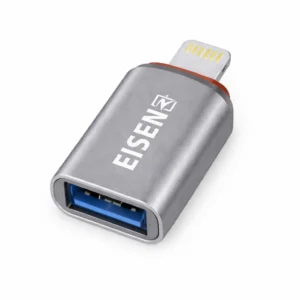 EisenZ - Adaptateur OTG Lightning vers USB-A EZ-036 Gris